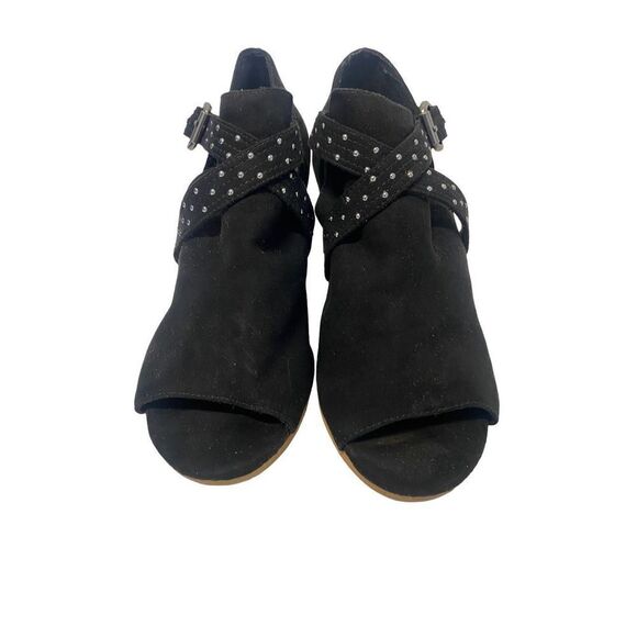 Rocket Dog Suede Studded Peep Toe Wedges - Picture 11 of 12